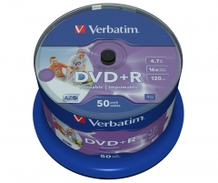 DVD000031VE - DVD+R Verbatim printable spindle cf.50 - 