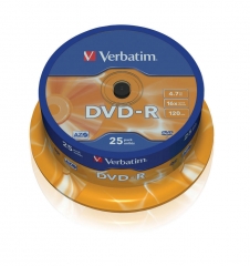 DVD000020VE - DVD-R Verbatim spindle cf.25 - 