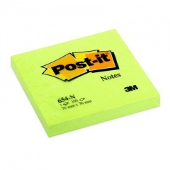 POS000011NV - Post-It 3M 654 76x76 Verde Neon - 