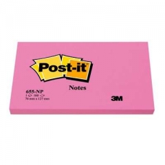 POS000021FX - Post-it 3M 655 76X127 Rosa Neon - 