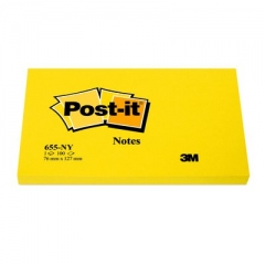 POS000021NG - Post-it 3M 655 76X127 Giallo Neon - 