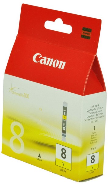 TON000364CA - Toner Canon CLI 8Y Giallo - 