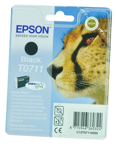 TON000550EP - Toner Epson T0711 Nero - 