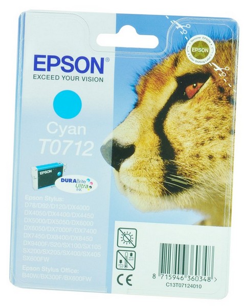 TON000551EP - Toner Epson T0712 Ciano - 
