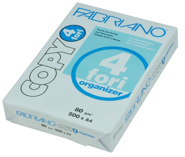 XER000010FA - Carta Fabriano Copy 4 fori A4 - 