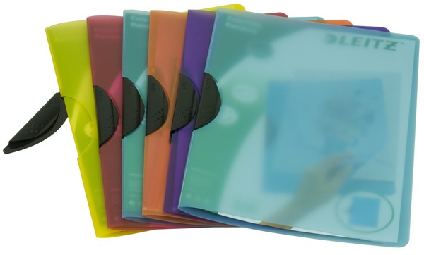 Cartelline Color Clip Rainbow, Cartelle plastica con clip, ARCHIVIO, PRODOTTI, Conte L'Ufficio
